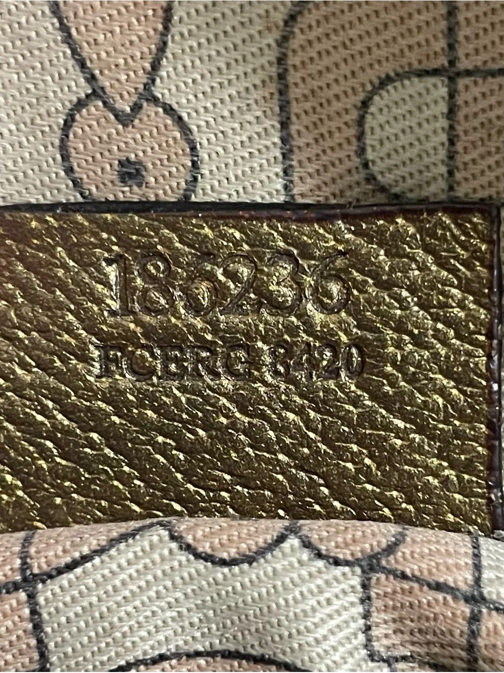 GUCCI Signature GG Monogram METALLIC GOLD Leather AVIATRIX Boston BAG Purse - Picture 8 of 8